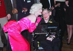 [IMAGE: Marilyn and Hawking]