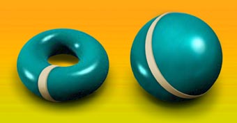 A doughnut is not the same as a ball