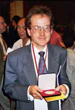 Laurent Lafforgue after the ceremony