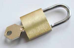 Image of padlocks and keys