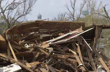 tornado damage