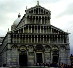 The cathedral at Pisa