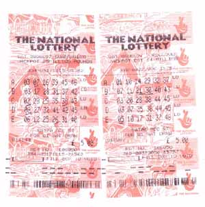 UK lottery ticket