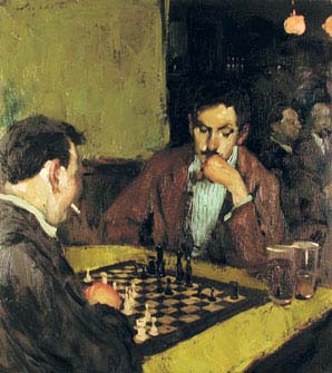 "The Chess Players", by Thomas Eakins