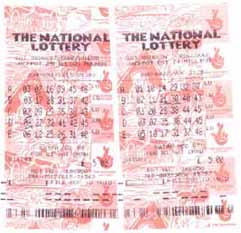 two lottery tickets