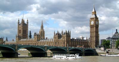 the Houses of Parliament