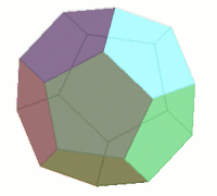 A dodecahedron 