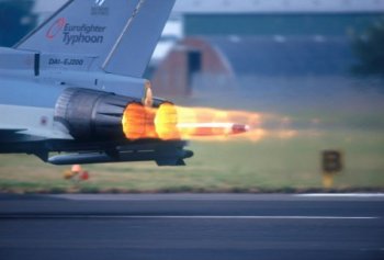 The Eurofighter Typhoon.
