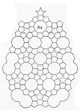 Figure 11: Kepler's drawing labelled <i>Aa</i>.