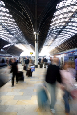 A train station