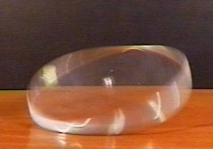 Figure 2: A spinning transparent disc.