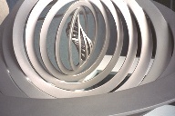 Figure 5: Detail from Simon Thomas's hypercone sculpture in the main foyer at HP Labs.