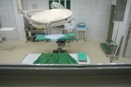 An operating theatre