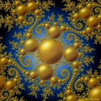 A fractal coming from a Kleinian group