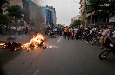 Protests in Teheran