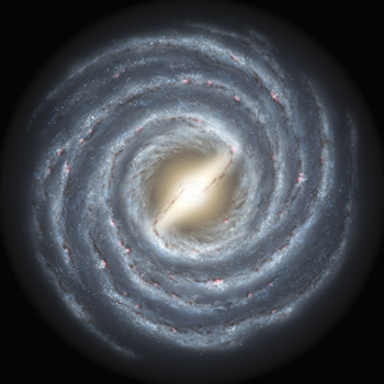 Artist's impression of the Milky Way