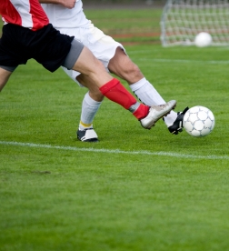 A football match