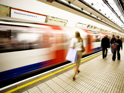 A London tube station