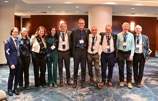 A group of people from the Glasgow/Dublin bid