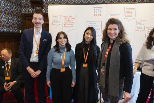 Maths4DL researchers and Baroness Freeman