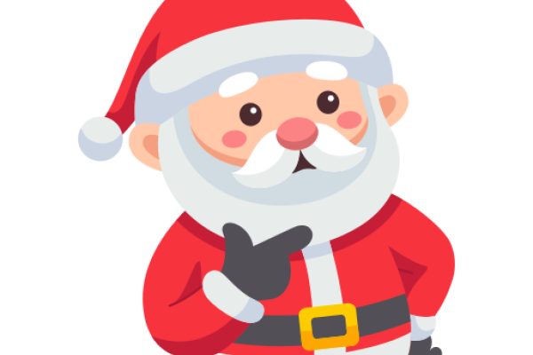 Confused Cartoon Santa