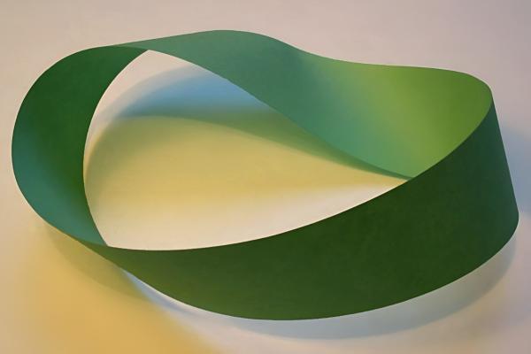 Green Möbius Strip