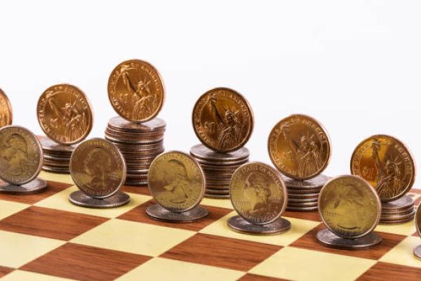 Coins on a Chessboard
