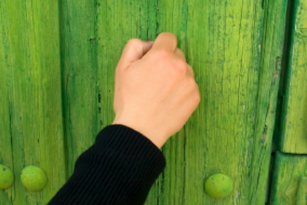 Knocking on Green door