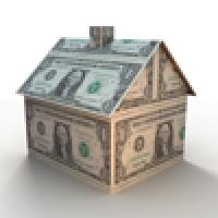 House made out of dollar bills