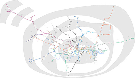 Accurate London Underground map 
